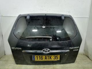 крышка багажника (дверь 3-5) Hyundai Tucson 1 поколение 2006, 2.0 л., CRDi, дизель, АКПП, чёрный, передний привод