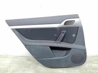 обшивка двери задняя левая Peugeot 407 1 поколение 2006, 1.6 л., HDi, 9HY (DV6TED4), дизель, МКПП, серый, передний привод, 96494522ZD