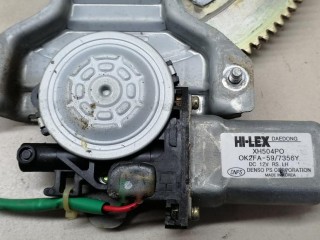 моторчик стеклоподъемника задний левый Kia Carens 2 поколение 2006, 2.0 л., CRDi, дизель, 5МКПП, чёрный, минивэн, XH504PO, OK2FA-597356Y