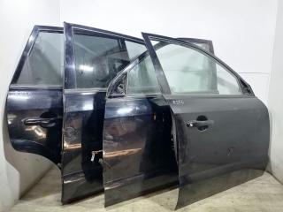 дверь передняя правая Hyundai Tucson 1 поколение 2006, 2.0 л., CRDi, дизель, АКПП, чёрный, передний привод, 760042E020, 760042E050