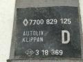 ремень безопасности Renault 19 2 поколение B53B 1993, 1.8 л., бензин, 5МКПП, красный, хетчбэк 5 дв., передний привод, 7700829125, 318369 - фото №4