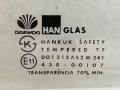 стекло кузовное боковое левое Daewoo Lanos T100 1998, 1.3 л., MPI, A13SMS, бензин, 5МКПП, зелёный, хетчбэк 3 дв., передний привод - фото №5