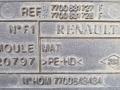 бак топливный Renault Megane 1 поколение LA0E 1996, 1.4 л., i, E7J 764, бензин, 5МКПП, синий, седан, передний привод, 7700843434, 7700831727F, 7700831726F - фото №3