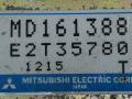 блок управления двигателем Mitsubishi Sigma 1 поколение 1994, 3.0 л., i, 6G72 (DOHC 24V), бензин, 5МКПП, серый металлик, передний привод, MD161388, E2T35780 - фото №3