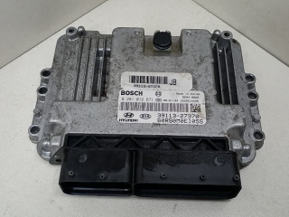 блок управления двигателем Kia Carens 2 поколение FJ 2006, 2.0 л., CRDi, дизель, 5МКПП, чёрный, минивэн, передний привод, 0281012671, 39113-27370