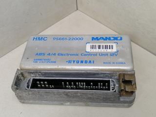 Блок управления ABS/ESP Hyundai Accent 1 поколение [рестайлинг] 1998, 1.5 л., бензин, АКПП, бордовый, хетчбэк 5 дв., 95661-22000