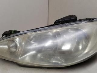 фара левая Peugeot 206 1 поколение 2002, 1.4 л., i, бензин, 5МКПП, зелёный