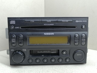 магнитола Nissan X-Trail T30 2004, 2.2 л., DCi, дизель, МКПП, серебристый, внедорожник 5 дв., полный подключаемый привод, 28188EQ300, PP-2609T