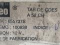 блок управления печки / климат-контроля Renault Megane 1 поколение LA0E 1996, 1.4 л., i, E7J 764, бензин, 5МКПП, синий, седан, передний привод, 655737S, A52100846N2 - фото №4