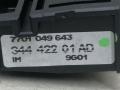 панель управления магнитолой Renault Laguna 2 поколение 2002, 1.8 л., i, F4P 770, бензин, 5МКПП, серебристый, хетчбэк 5 дв., передний привод, 7701049643 - фото №7