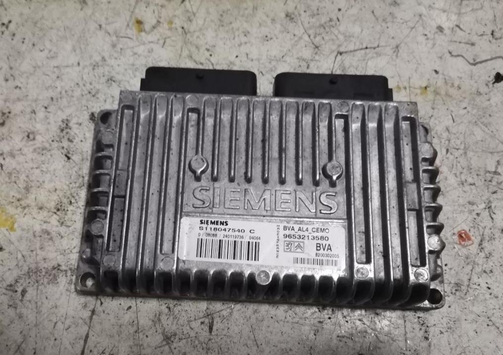 блок управления АКПП Peugeot 807 1 поколение 2004, 2.0 л., RHM (DW10ATED4), дизель, АКПП, серый, минивэн, S118047540, BVAAL4CEM0, 9653213580 - фото №1