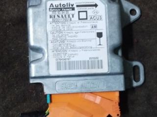блок AirBag Renault Megane 1 поколение [рестайлинг] 2002, 1.8 л., F4P 720, бензин, МКПП, серебро, хетчбэк 5 дв., передний привод, 8200117651, 600639400