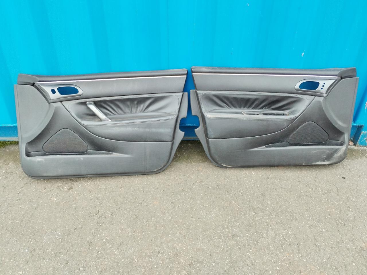 Обшивка двери (комплект) Peugeot 607 1 поколение 2002, 2.2 л., 4HX (DW12TED4/FAP), дизель - фото №1