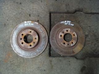 диски тормозные задние Peugeot 407 1 поколение 2005, 2.0 л., RHR (DW10BTED4), дизель, МКПП, серебро, универсал, передний привод