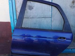 дверь задняя левая Renault Scenic 1 поколение [рестайлинг] 2002, 1.9 л., F9Q 732, дизель, МКПП, синий, передний привод