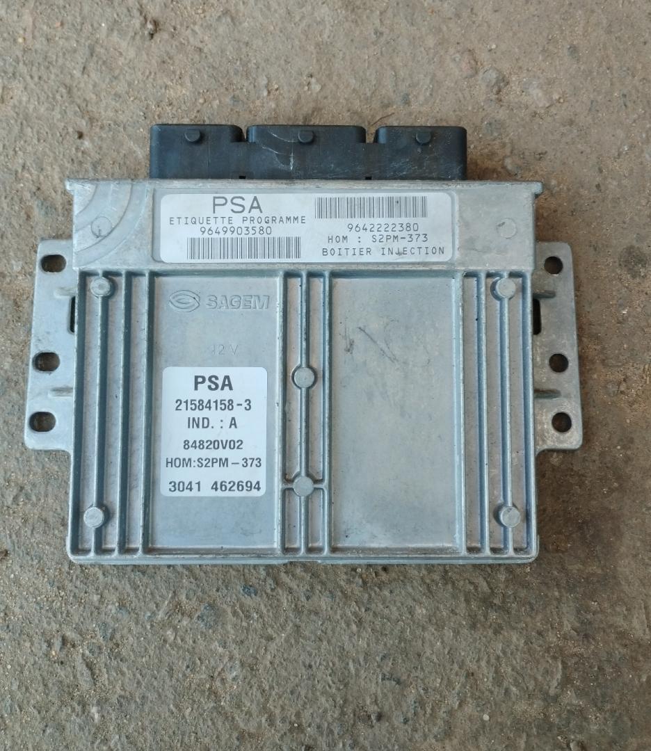 блок управления двигателем Citroen C3 1 поколение 2003, бензин, 9642222380, S2PM-373, 9649903580 - фото №1