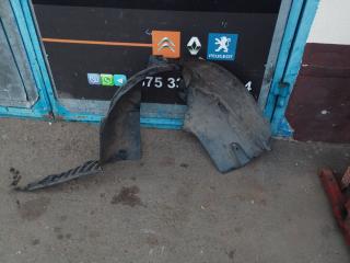 защита арок передняя левая (подкрылок) Peugeot 407 1 поколение 2005, 2.0 л., RHR (DW10BTED4), дизель, МКПП, серебро, универсал, передний привод