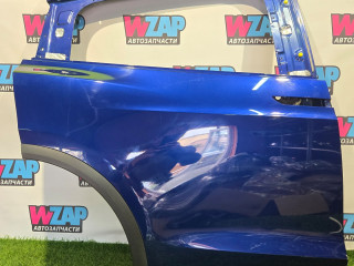 дверь задняя правая Tesla Model X 1 поколение [рестайлинг] 2022, электро, синий, полный привод