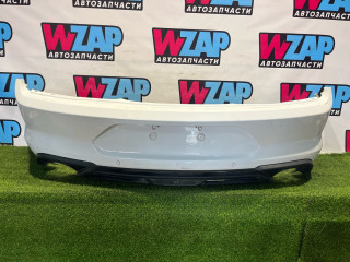 бампер задний Ford Mustang 6 поколение S550 [рестайлинг] 2020, 2.3 л., бензин, АКПП, белый, купе, задний привод