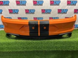 бампер задний Ford Mustang 6 поколение S550 [рестайлинг] 2021, 2.3 л., бензин, АКПП, оранжевый, купе, задний привод