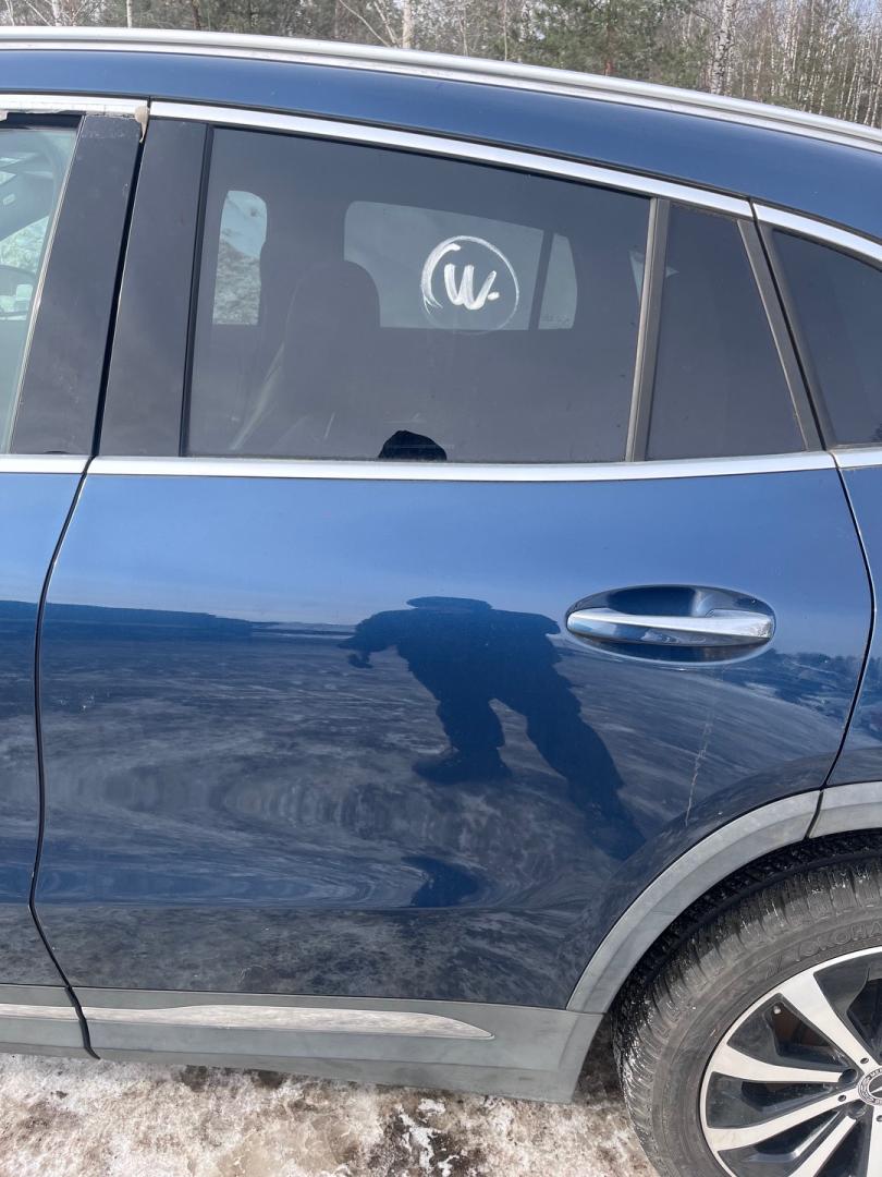 дверь задняя левая Mercedes-Benz GLA-Класс H247 2020, 2.0 л., бензин, АКПП, синий, передний привод - фото №1