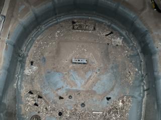 ниша запасного колеса Ford Mustang 6 поколение S550 [рестайлинг] 2019, 2.3 л., бензин, АКПП, кабриолет, задний привод