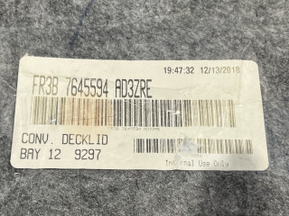 обшивка крышки багажника Ford Mustang 6 поколение S550 [рестайлинг] 2019, 2.3 л., бензин, АКПП, кабриолет, задний привод, FR3B-7645594-AD3ZRE