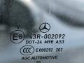 стекло двери задней правой Mercedes-Benz GLA-Класс H247 2020, 2.0 л., бензин, АКПП, синий, передний привод - фото №4