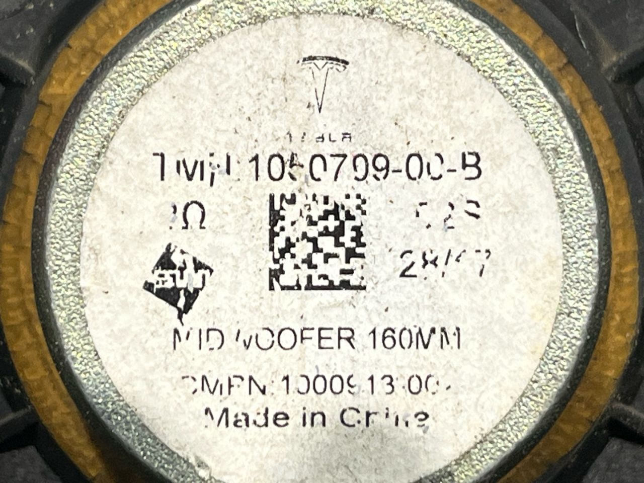 динамик двери Tesla Model X 1 поколение 2017, электро, белый, 1050709-00-B - фото №1