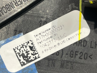 накладка на торпедо (консоль) Tesla Model X 1 поколение 2017, электро, белый, 1042773-11-C