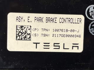 блок управления ручником Tesla Model X 1 поколение 2017, электро, белый, 1007618-00-J