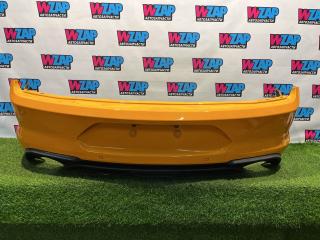 бампер задний Ford Mustang 6 поколение S550 [рестайлинг] 2018, 2.3 л., бензин, АКПП, желтый, купе, задний привод