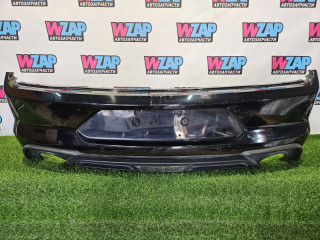 бампер задний Ford Mustang 6 поколение S550 [рестайлинг] 2018, 2.3 л., бензин, АКПП, черный, кабриолет, задний привод