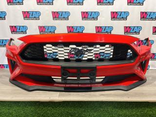 бампер передний Ford Mustang 6 поколение S550 [рестайлинг] 2019, 2.3 л., бензин, АКПП, красный, кабриолет, задний привод