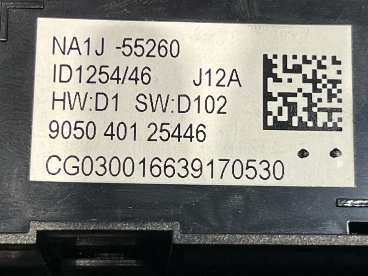 дисплей Fiat 124 2018, 1.4 л., бензин, МКПП, серы, родстер, задний привод, NA1J-55260 - фото №1