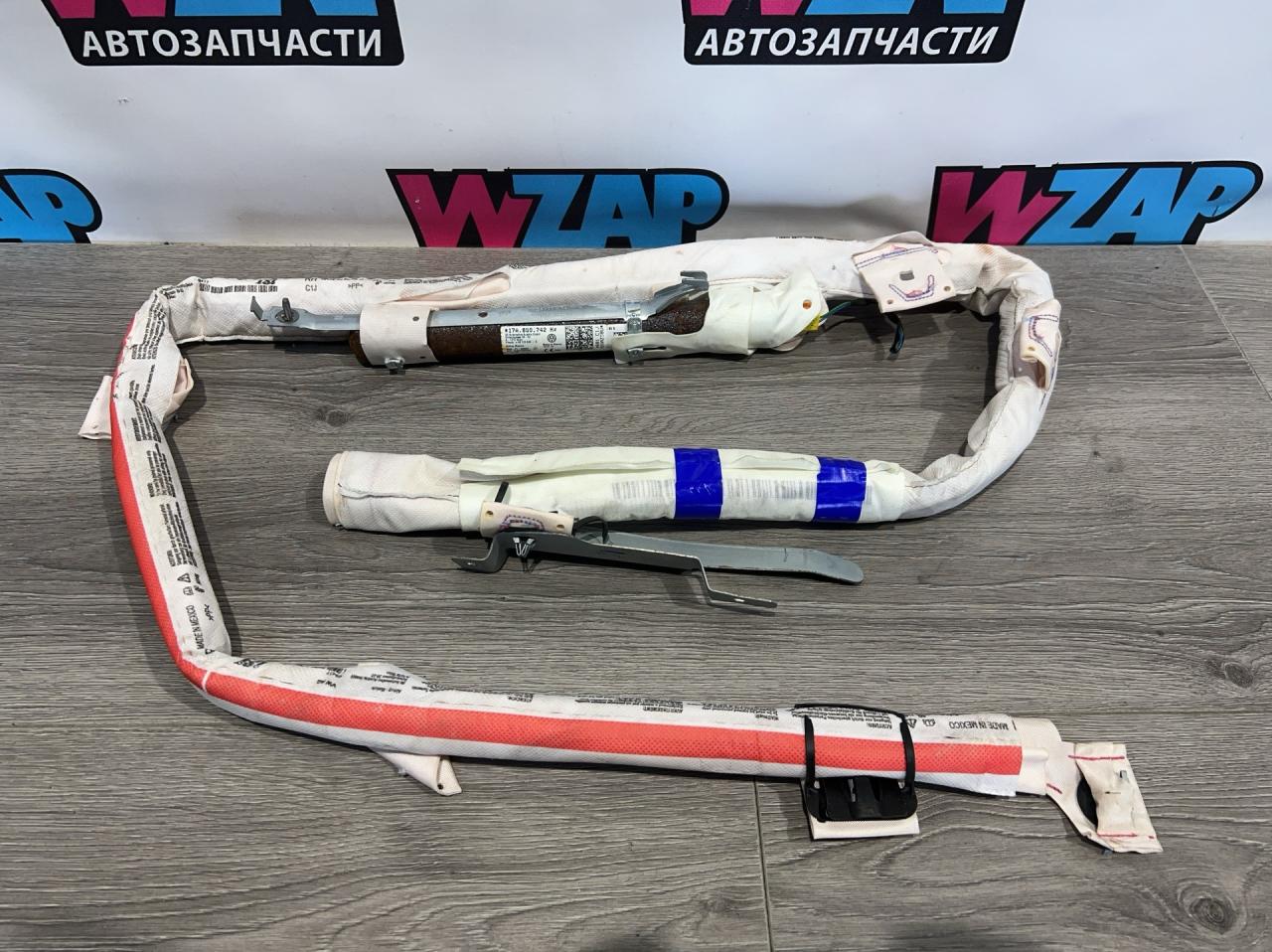 подушка безопасности боковая (шторка) Volkswagen Jetta 7 поколение 2019, 1.4 л., бензин, АКПП, синий, седан, передний привод, 17A880742H - фото №1