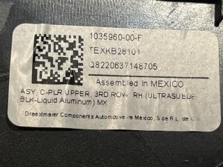 обшивка салона Tesla Model X 1 поколение [рестайлинг] 2022, электро, 1035960-00-F