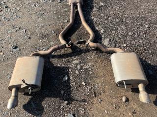 глушитель Ford Mustang 6 поколение S550 [рестайлинг] 2019, 2.3 л., бензин, АКПП, кабриолет, задний привод