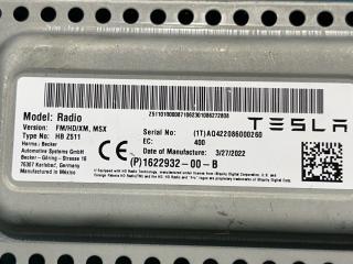 блок радио Tesla Model X 1 поколение [рестайлинг] 2022, электро, 1622932-00-B