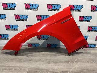 крыло переднее левое Ford Mustang 6 поколение S550 [рестайлинг] 2019, 2.3 л., бензин, АКПП, красный, кабриолет, задний привод