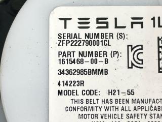 ремень безопасности Tesla Model X 1 поколение [рестайлинг] 2023, электро, 1615468-00-B