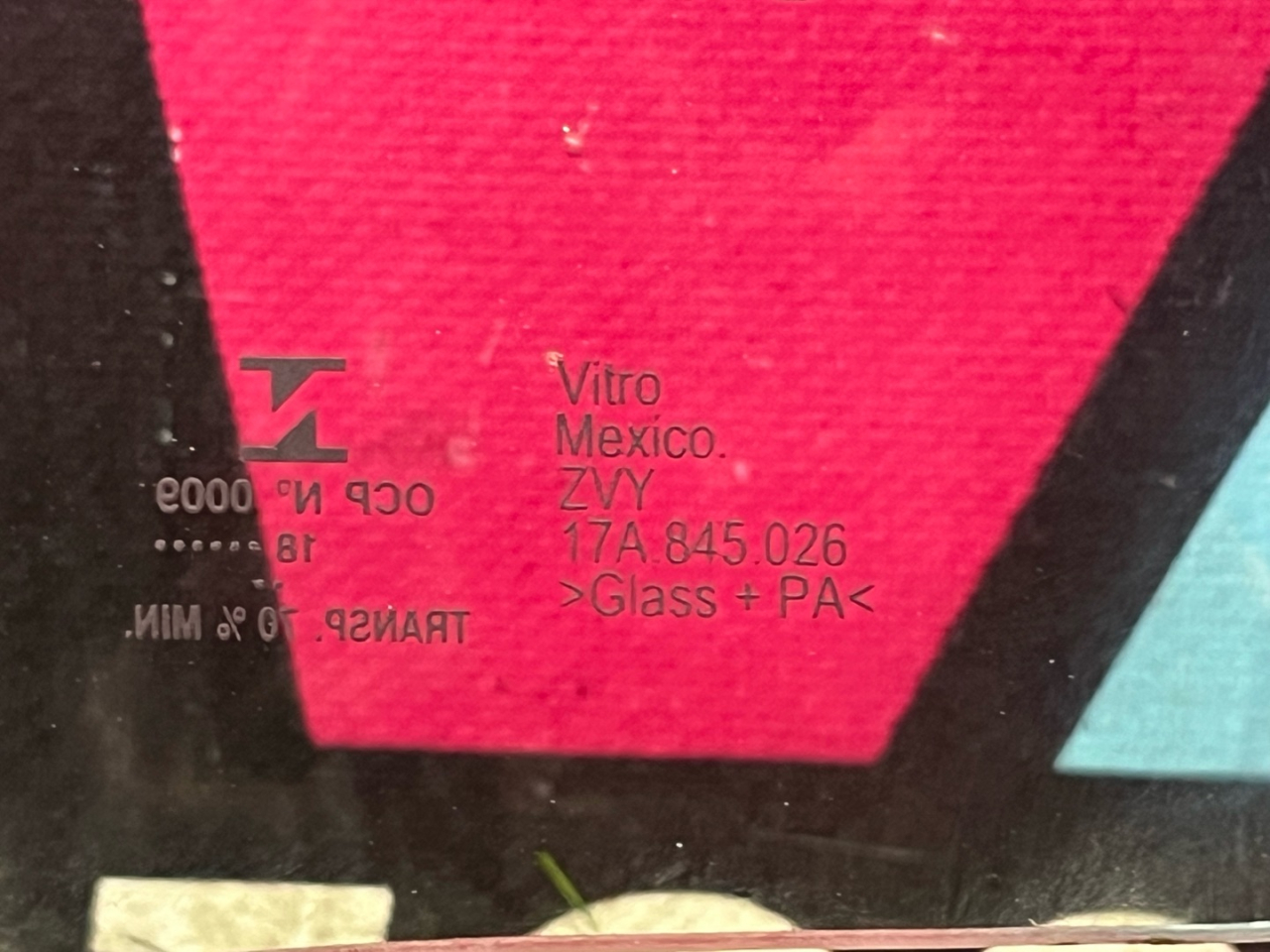 стекло двери задней правой Volkswagen Jetta 7 поколение 2019, 1.4 л., бензин, АКПП, седан, передний привод, 17A845026 - фото №1