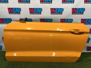 дверь передняя левая Ford Mustang 6 поколение S550 [рестайлинг] 2018, 2.3 л., бензин, АКПП, желтый, купе, задний привод