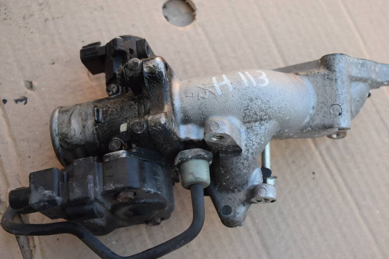 заслонка дроссельная Toyota Yaris XP9 2008, D-4D, робот, передний привод, 1923002010 - фото №1