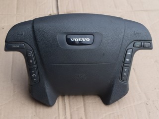 подушка безопасности водителя Volvo V70 2 поколение 2002, 2.4 л., Ti, B 5244 T3, бензин, МКПП, универсал, передний привод, 8626845