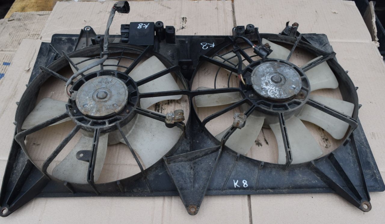 вентилятор радиатора Mazda CX-7 1 поколение 2007, 2.4 л., Ti, бензин, АКПП, передний привод, 4993003400, 1680004952 - фото №1