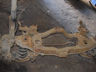 балка подвески задняя Mazda CX-7 1 поколение 2007, 2.3 л., Ti, бензин, АКПП, передний привод