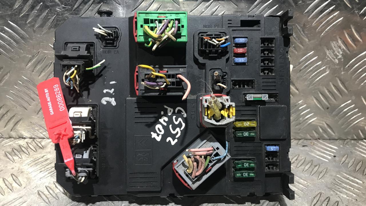 Блок BSI Peugeot 407 1 поколение 2005, 2.2 л., бензин, МКПП, 9655708380, BSI-S02-00, S120104700L - фото №1