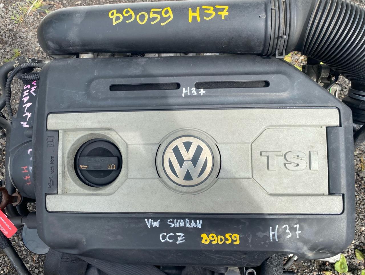 двигатель Volkswagen Sharan 2 поколение 2011, 2.0 л., CCZA, бензин, АКПП, минивэн, CCZ, CCZA - фото №1