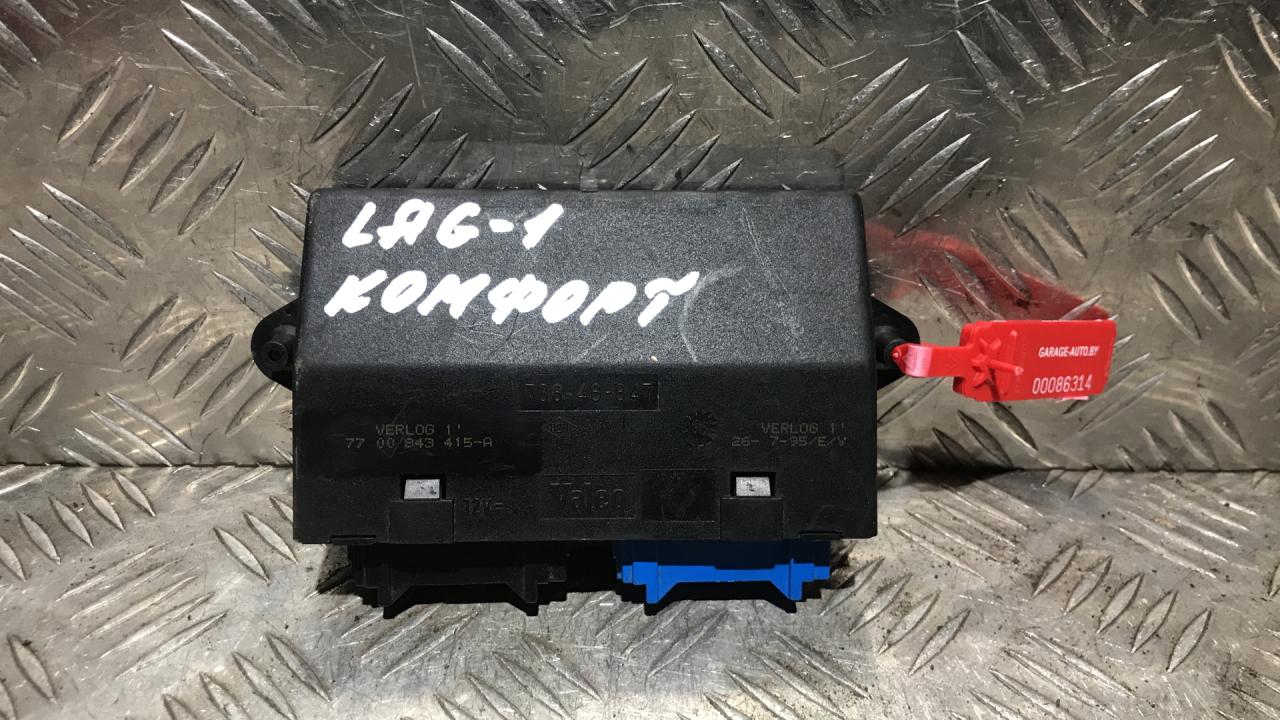 блок комфорта Renault Laguna 1 поколение 1995, 1.8 л., бензин, МКПП, 738-46-847, 7700843415-A - фото №1